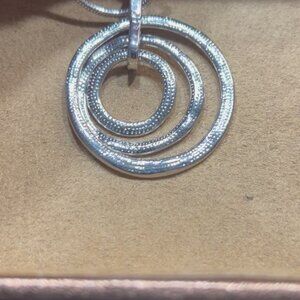 Silver chain necklace